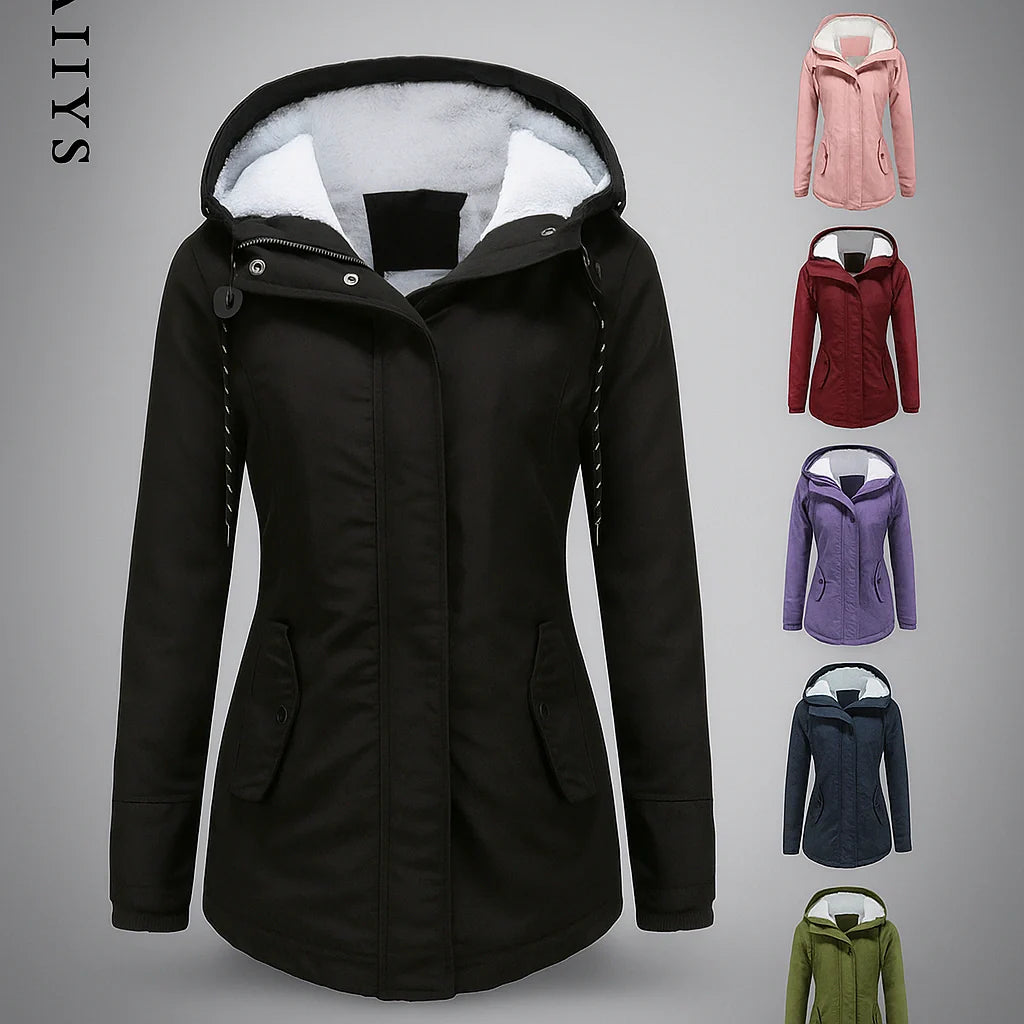 Parka CozyFleece™ à Capuche – Doublure Velours 2-en-1