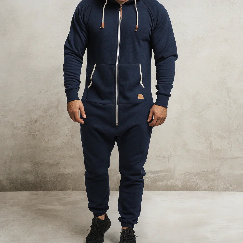 Zerbeto | Tuta in pile con cappuccio e zip Cozy