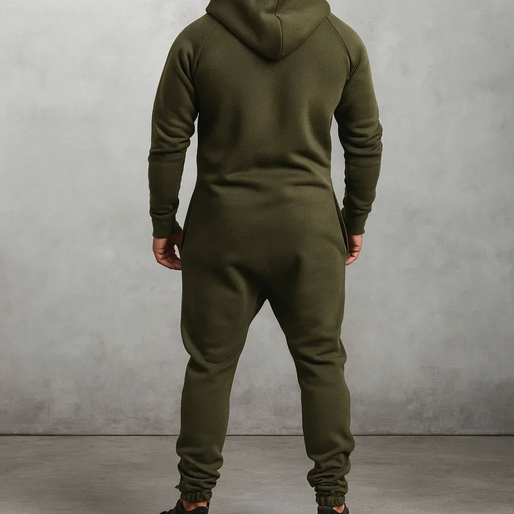 Zerbeto | Tuta in pile con cappuccio e zip Cozy