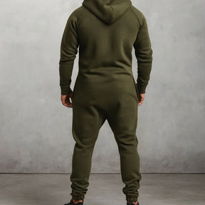 Zerbeto | Tuta in pile con cappuccio e zip Cozy