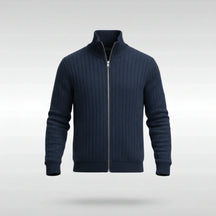 Zerbeto | Elegante giacca classica con cerniera – RibbedWarm™