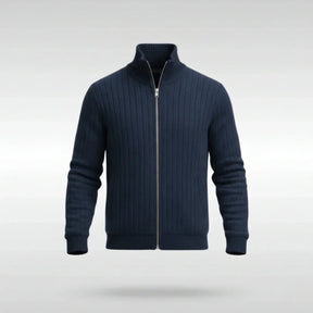 Monarch Wear | Veste zippée classique élégante – RibbedWarm™