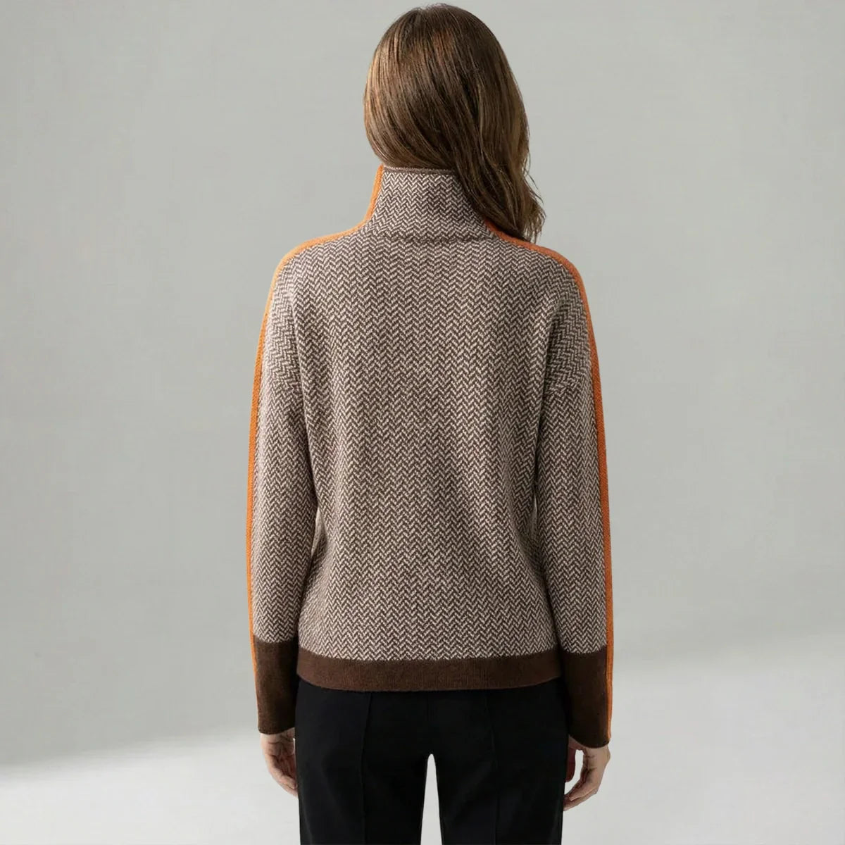 Monarch Wear™ | Pull à col roulé Clémence Signature™