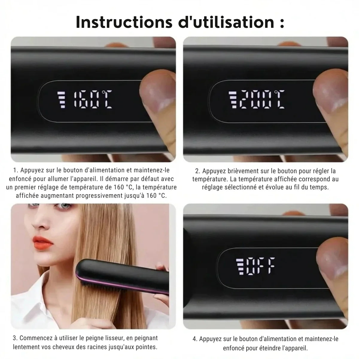 Monarch Wear | Brosse coiffante pour cheveux courts – VolumeLift™ - (STOCK LIMITÉ)