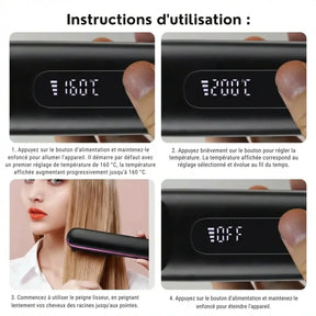 Monarch Wear | Brosse coiffante pour cheveux courts – VolumeLift™ - (STOCK LIMITÉ)