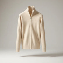 Zerbeto | Elegante giacca classica con cerniera – RibbedWarm™