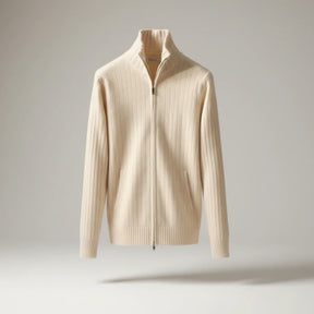 Zerbeto | Elegante giacca classica con cerniera – RibbedWarm™