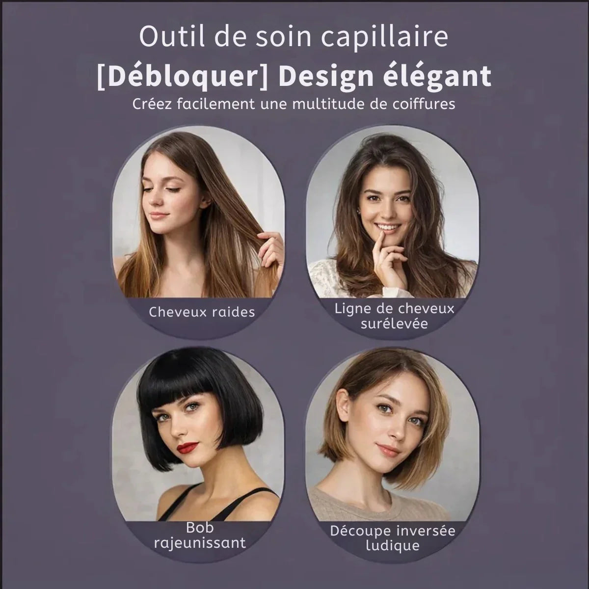 Monarch Wear | Brosse coiffante pour cheveux courts – VolumeLift™ - (STOCK LIMITÉ)