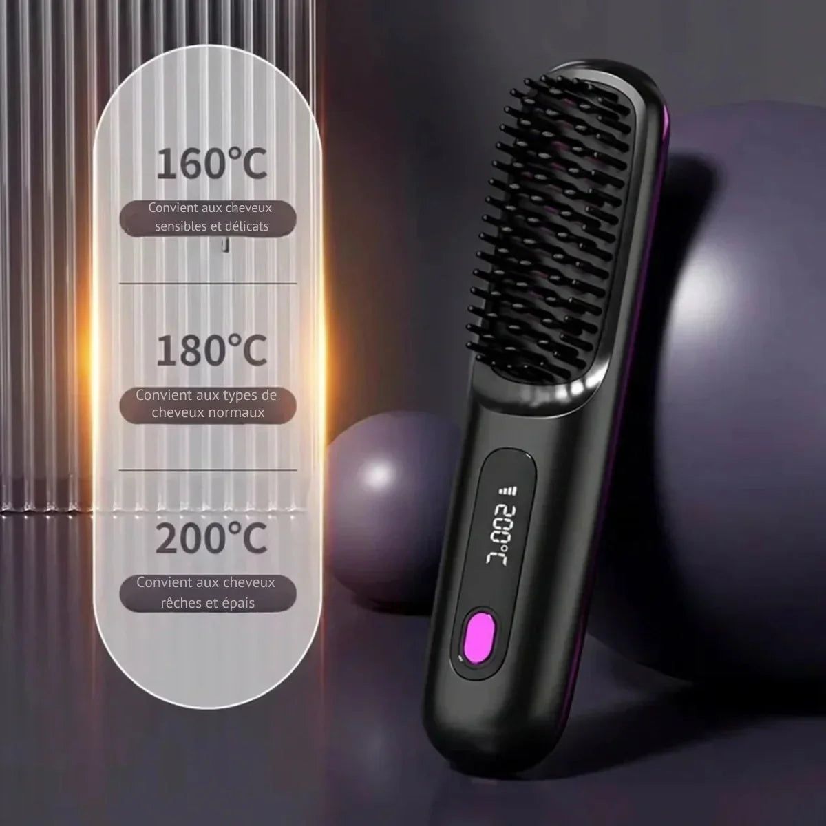 Monarch Wear | Brosse coiffante pour cheveux courts – VolumeLift™ (PROMOTION LIMITÉE)