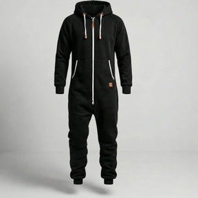 Zerbeto | Tuta in pile con cappuccio e zip Cozy