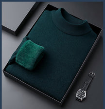 Maglione in Cashmere Spesso da Uomo a Tinta Unita | Alta Qualità