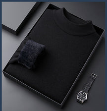 Maglione in Cashmere Spesso da Uomo a Tinta Unita | Alta Qualità