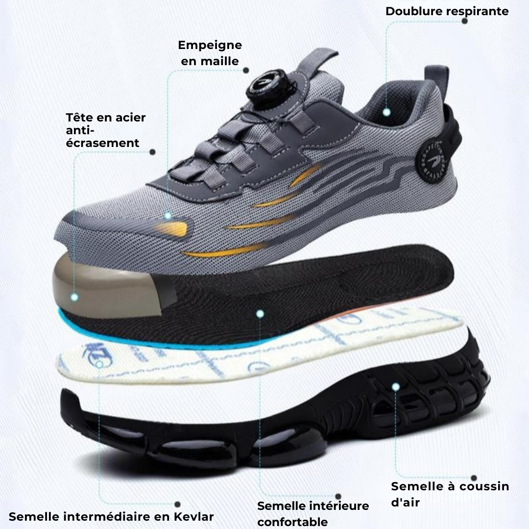 Chaussure de travail avec embout en acier - Rocky™ - [BLACK FRIDAY] - [ACHETÉZ 1, RECEVÉZ 2 GRATUIT]