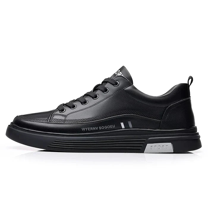 Baskets décontractées en cuir véritable - Sport plat - [BLACK FRIDAY] - [ACHETÉZ 1, RECEVÉ 2 GRATUIT]