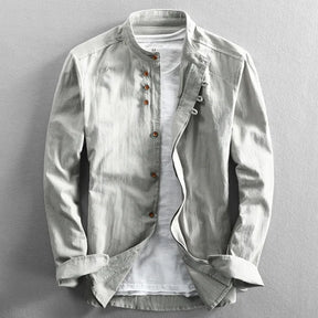 Zerbeto | Camicia con Collo alla Coreana Osaka™