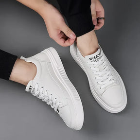 Sneaker Casual in Vera Pelle | Modello Flat Sport