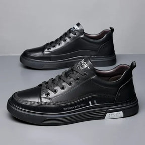 Baskets décontractées en cuir véritable - Sport plat - [BLACK FRIDAY] - [ACHETÉZ 1, RECEVÉ 2 GRATUIT]