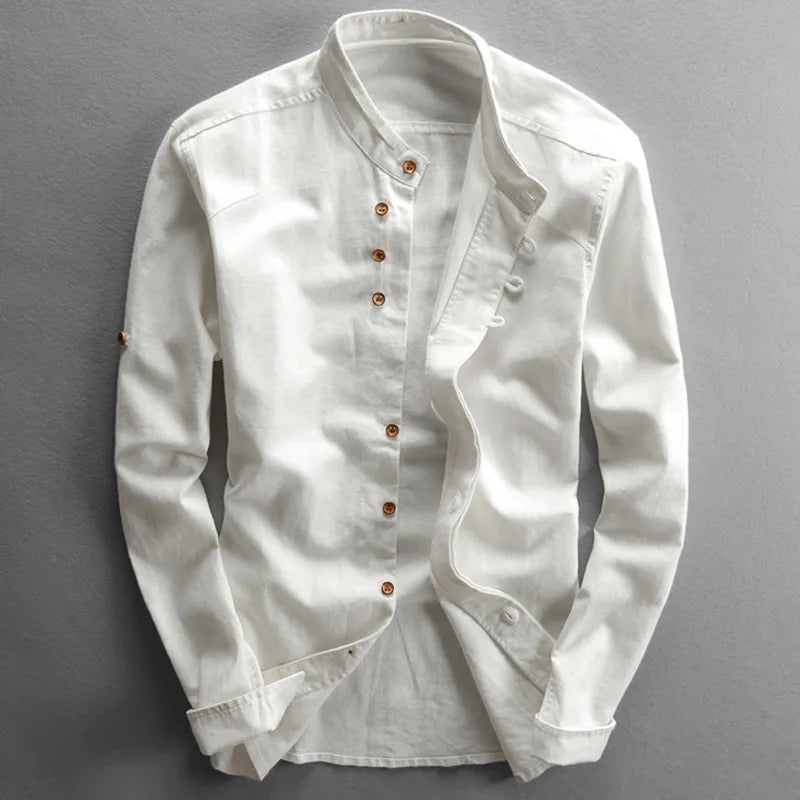 Zerbeto | Camicia con Collo alla Coreana Osaka™