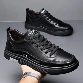 Baskets décontractées en cuir véritable - Sport plat - [BLACK FRIDAY] - [ACHETÉZ 1, RECEVÉ 2 GRATUIT]