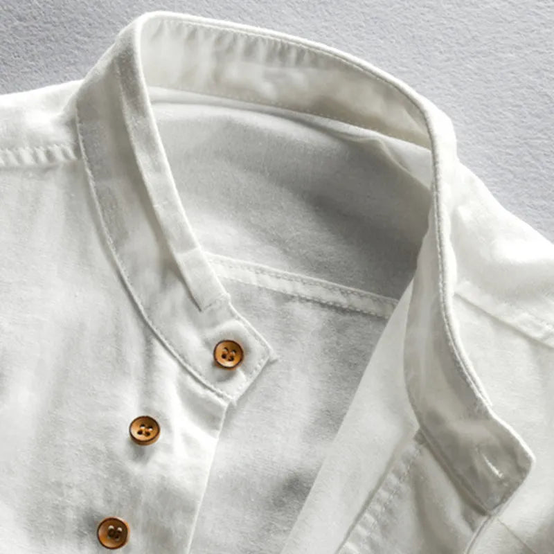 Zerbeto | Camicia con Collo alla Coreana Osaka™
