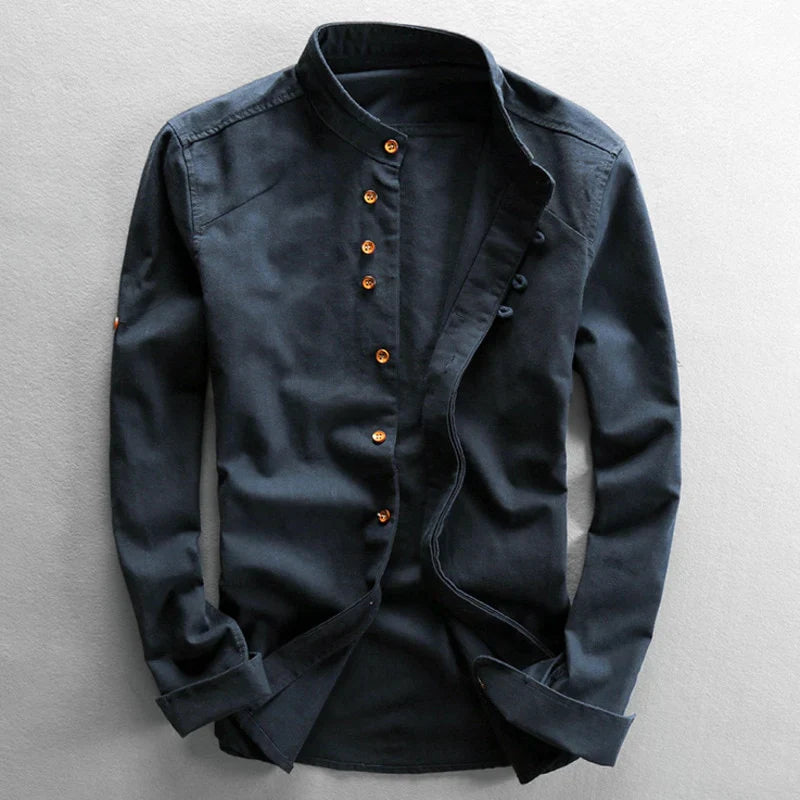 Monarch Wear - Chemise à Col Mandarin Osaka™