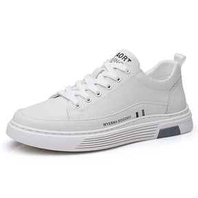 Baskets décontractées en cuir véritable - Sport plat - [BLACK FRIDAY] - [ACHETÉZ 1, RECEVÉ 2 GRATUIT]