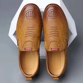 Mocassins à enfiler en cuir pour hommes - [ACHETEZ-EN 1, RECEVEZ 2 GRATUITS]