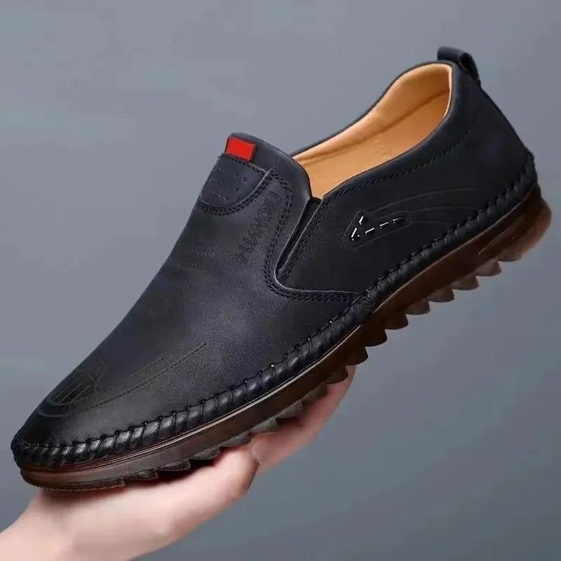 Mocassins à enfiler en cuir pour hommes - [BLACK FRIDAY] - [ACHETÉZ 1, RECEVÉZ 2 GRATUIT]